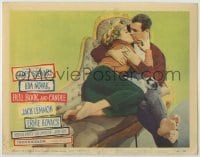 3x553 BELL, BOOK & CANDLE LC #5 '58 c/u of James Stewart, kissing sexiest witch Kim Novak!