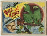 3x058 BILL & COO TC '48 Ken Murray's trained birds, you've never seen anything like it!