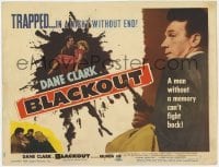 3x062 BLACKOUT TC '54 Dane Clark & Belinda Lee trapped in a night without end!