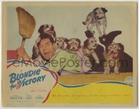 3x568 BLONDIE FOR VICTORY LC '42 Lake as Dagwood is going to the dogs without Penny Singleton!