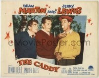 3x590 CADDY LC #6 '53 Dean Martin watches Julius Boros taking golf ball from Jerry Lewis' mouth!