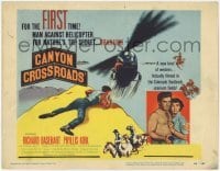 3x083 CANYON CROSSROADS TC '55 man against helicopter for nature's top secret uranium!