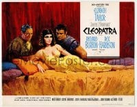 3x101 CLEOPATRA roadshow TC '63 Terpning art of Elizabeth Taylor, Richard Burton & Rex Harrison!