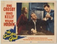 3x617 COUNTRY GIRL LC #1 '54 Grace Kelly must choose between Bing Crosby & William Holden!