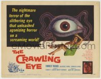 3x112 CRAWLING EYE TC '58 classic artwork of the slithering eyeball monster with victim!