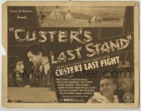 3x119 CUSTER'S LAST STAND chapter 8 TC '36 serial based on historical events leading up to battle!