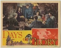 3x635 DAYS OF GLORY LC '44 first Gregory Peck, with Tamara Toumanova & family at dinner table!