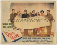3x638 DEAR RUTH LC #8 '47 William Holden, Joan Caulfield & cast hold giant mostly blank letter!