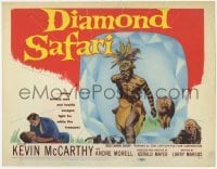 3x134 DIAMOND SAFARI TC '58 the Green Hell of Africa, where men fight for white fire treasure!