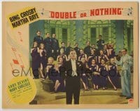 3x649 DOUBLE OR NOTHING LC '37 Bing Crosby in tuxedo singing in front of male & female chorus!