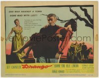 3x138 DRANGO TC '57 Joanne Dru, soldier Jeff Chandler, a man against a town gone mad with lust!