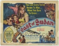 3x140 EAST OF SUDAN TC '64 Anthony Quayle, Sylvia Syms, first Jenny Agutter!