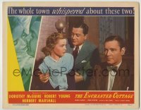 3x661 ENCHANTED COTTAGE LC '45 close up of Robert Young, Dorothy McGuire & Herbert Marshall!