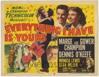 3x151 EVERYTHING I HAVE IS YOURS TC '52 great images of Marge & Gower Champion dancing!