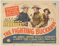 3x160 FIGHTING BUCKAROO TC '43 Charles Starrett, Kay Harris, Arthur Arkansas Hunnicutt!