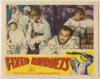 3x666 FIXED BAYONETS LC #3 '51 Richard Basehart, Gene Evans & top cast, directed by Sam Fuller!