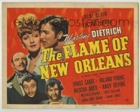 3x165 FLAME OF NEW ORLEANS TC '41 Marlene Dietrich, Bruce Cabot, directed by Rene Clair!