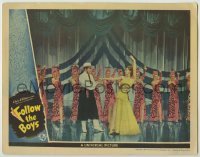 3x672 FOLLOW THE BOYS LC '44 George Raft & Vera Zorina dancing on stage with sexy showgirls!