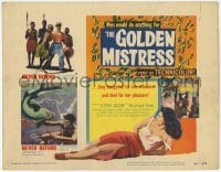 3x197 GOLDEN MISTRESS TC '54 John Agar hungered for the pleasure of sexy Rosemarie Bowe!