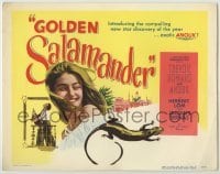 3x198 GOLDEN SALAMANDER TC '51 introducing the compelling discover of the year, exotic Anouk Aimee!