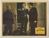 3x694 GREAT PROFILE LC '40 surprised John Barrymore with Willie Fung as Confucius & Gregory Ratoff!