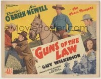 3x210 GUNS OF THE LAW TC '44 Texas Rangers Dave Tex O'Brien, James Newill & Guy Wilkerson!