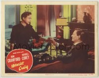 3x704 HARRIET CRAIG LC #7 '50 smiling Joan Crawford accepts a drink from Wendell Corey on couch!