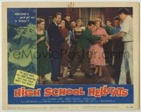 3x712 HIGH SCHOOL HELLCATS LC #1 '58 good girl teens having a party at a taboo sorority!