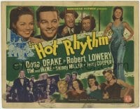 3x236 HOT RHYTHM TC '44 sexy Dona Drake, Robert Lowery, great musical montage!