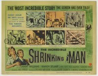 3x248 INCREDIBLE SHRINKING MAN TC '57 sci-fi classic Reynold Brown comic strip-like artwork!