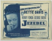 3x255 JEZEBEL TC R48 Bette Davis, Henry Fonda, George Brent, directed by William Wyler!