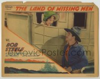 3x263 LAND OF MISSING MEN TC '30 Bob Steele looks up at pretty Caryl Licoln in stagecoach!