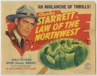 3x267 LAW OF THE NORTHWEST TC '43 Charles Starrett, Shirley Patterson, Arthur Arkansas Hunnicutt!