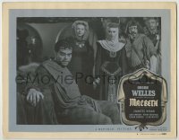 3x786 MACBETH LC #4 '48 great close up of star & director Orson Welles, Shakespeare!