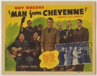 3x284 MAN FROM CHEYENNE TC '42 Roy Rogers & Gabby Hayes with The Sons of the Pioneers!