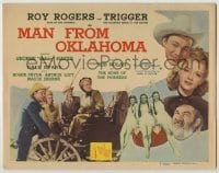 3x286 MAN FROM OKLAHOMA TC '45 Roy Rogers, Dale Evans, Gabby Hayes + sexy Native Americans!