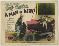 3x290 MAN OF NERVE TC '25 cowboy Bob Custer helps young Jean Arthur with her car troubles!