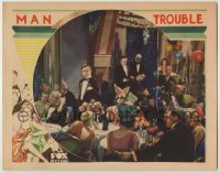 3x792 MAN TROUBLE LC '30 Milton Sills is alone in tuxedo at New Year's Eve party!