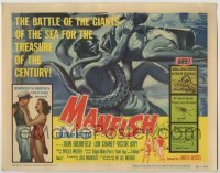 3x293 MANFISH TC '56 aqua-lung divers in death struggle with each other & sea creatures!