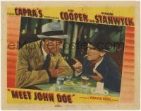 3x802 MEET JOHN DOE LC R40s Gary Cooper at bar listens to James Gleason, directed by Frank Capra!
