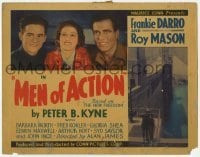 3x316 MEN OF ACTION TC '35 Frankie Darro, Roy Mason, Worth, based on the novel by Peter B. Kyne!