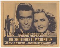 3x814 MR. SMITH GOES TO WASHINGTON LC R49 Capra, best c/u of idealistic James Stewart & Jean Arthur