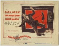 3x352 NORTH BY NORTHWEST TC '59 Cary Grant, Eva Marie Saint, Alfred Hitchcock classic!