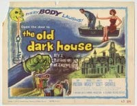 3x353 OLD DARK HOUSE TC '63 William Castle's killer-diller with a nuthouse of terror!