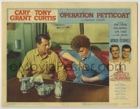 3x835 OPERATION PETTICOAT LC #5 '59 Cary Grant watches Joan O'Brien reach into her pocket!