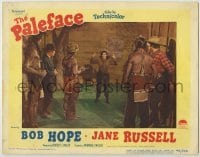 3x843 PALEFACE LC #5 '48 sexy cowgirl Jane Russell held at gunpoint by Native American Indians!