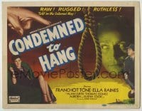 3x365 PHANTOM LADY TC R50 sexy Ella Raines, written by Cornell Woolrich, Condemned to Hang!