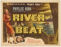 3x391 RIVER BEAT TC '54 the dragnet is out for smoking bad girl Phyllis Kirk, who is HOT!