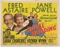 3x398 ROYAL WEDDING TC '51 great image of dancing Fred Astaire & sexy Jane Powell, MGM musical!