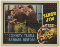 3x895 SENOR JIM LC '36 Barbara Bedford watches angry Conway Tearle about to fight younger man!